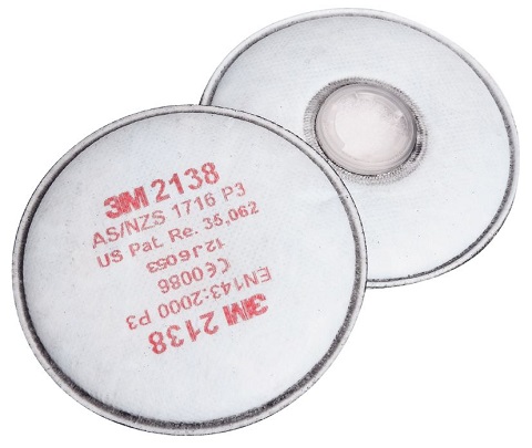 3M 2138 filter P3,O3  (cena za 1ks, 2 ks v BAL)