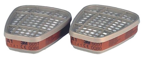 3M 6051 filter A1  (cena za 1ks, 2 ks v BAL)