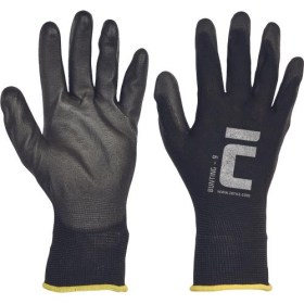 BUNTING BLACK rukavice nylonové, polyuretánové - 9 VAM