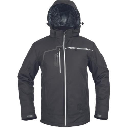 TAURUS zimná softshell.bunda čierna 3XL