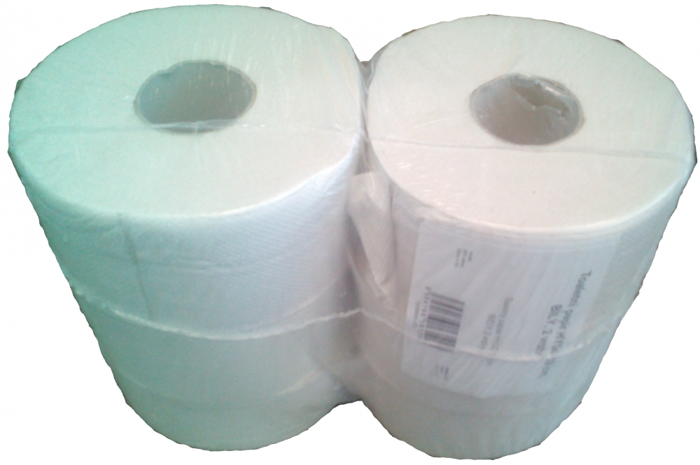 Toaletný papier HYGO 19cm, 2 vrstvový, biely , 1x6 ks