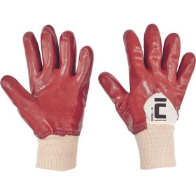 REDPOLL rukavice PVC 27 cm s úpletovou manžetou