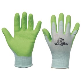 FUDGE rukavice nylonové, latexová dlaň, zelená - 5