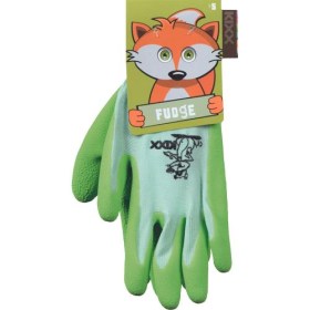 FUDGE rukavice nylonové, latexová dlaň, zelená - 5