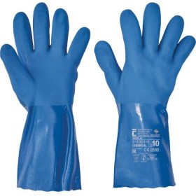 NIVALIS FH rukavice PVC - modré - 10