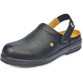 RAVEN BLK MF ESD SB SRC šľapky