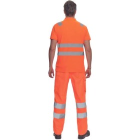 JAEN HV polokošeľa oranžová 4XL