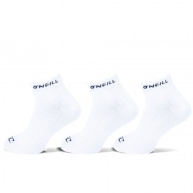 Ponožky členkové Quarter O´Neill, white, veľkosť 39-42 bal. 3 ks