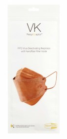 Respilon VK respirátor FFP2 RespiRaptor 2ks medený, veľ. M/L