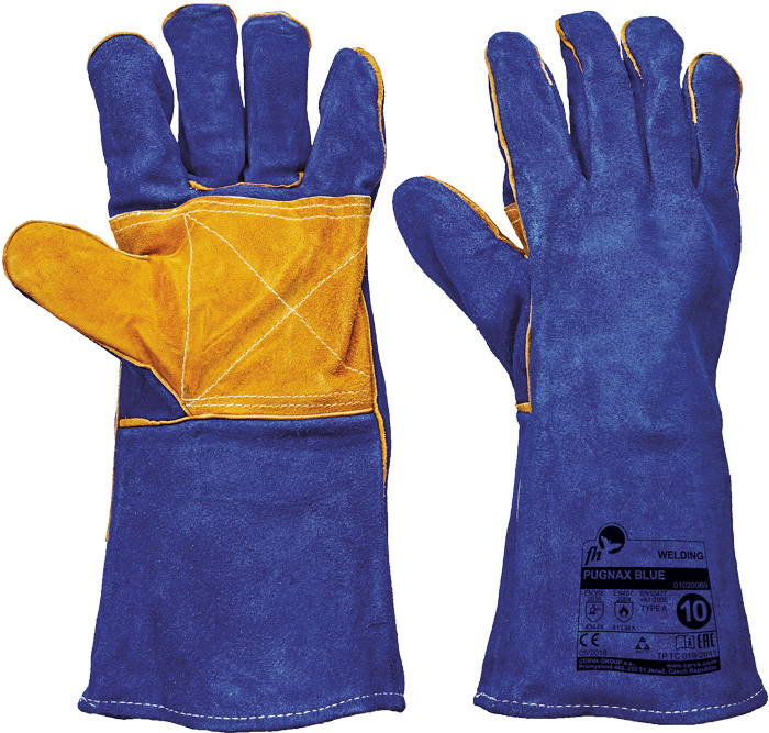 PUGNAX BLUE rukavice celokožené - 10