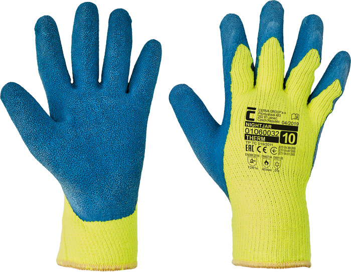 NIGHTJAR rukavice zimné-acryl,polomáč.l - 9