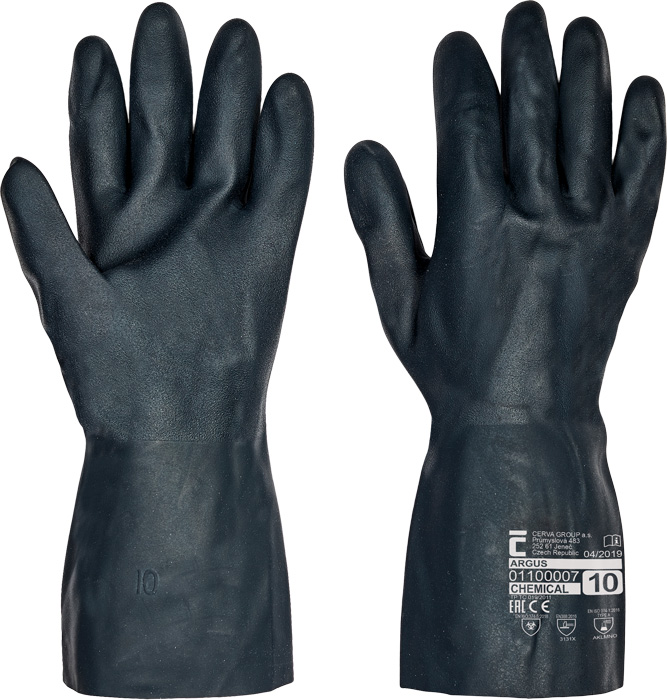ARGUS rukavice neoprénové čierne 33cm M